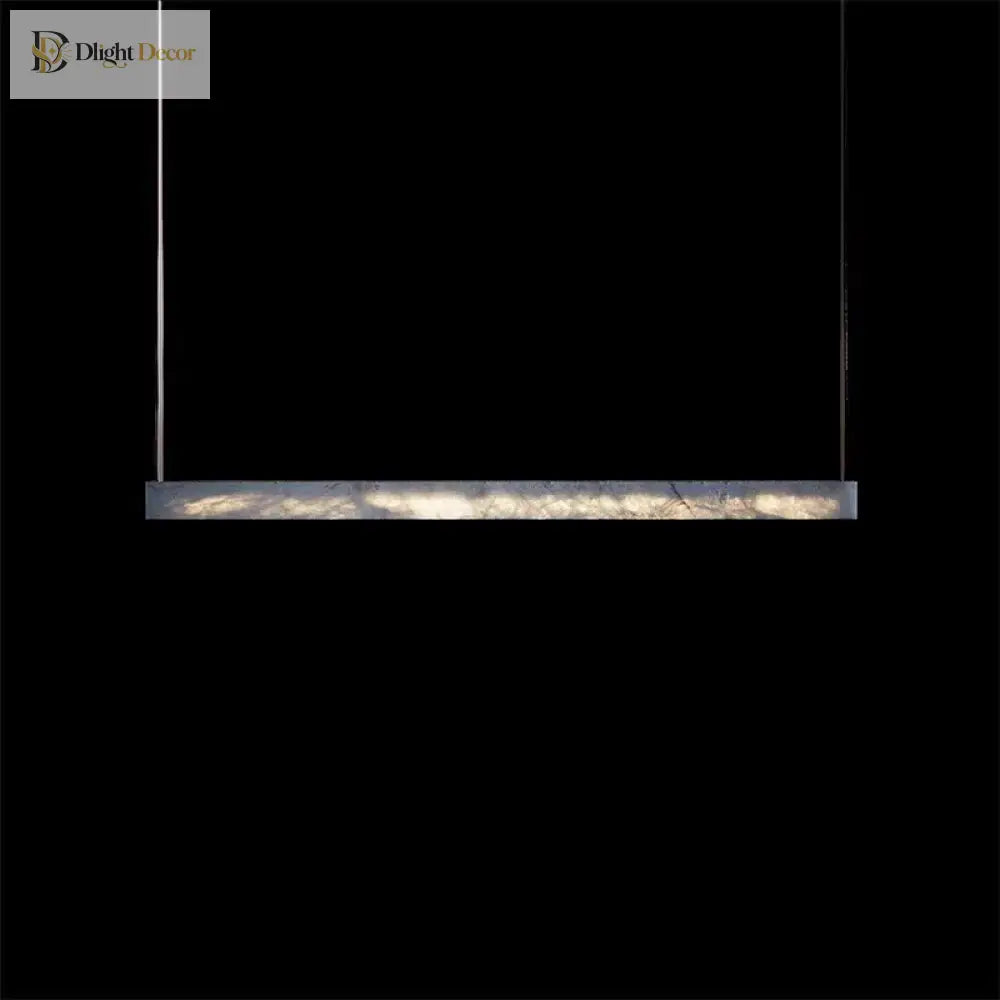 High - End Imitated Marble Led Chandelier - Luxury Art Decor Lighting For Dining Rooms Exhibition