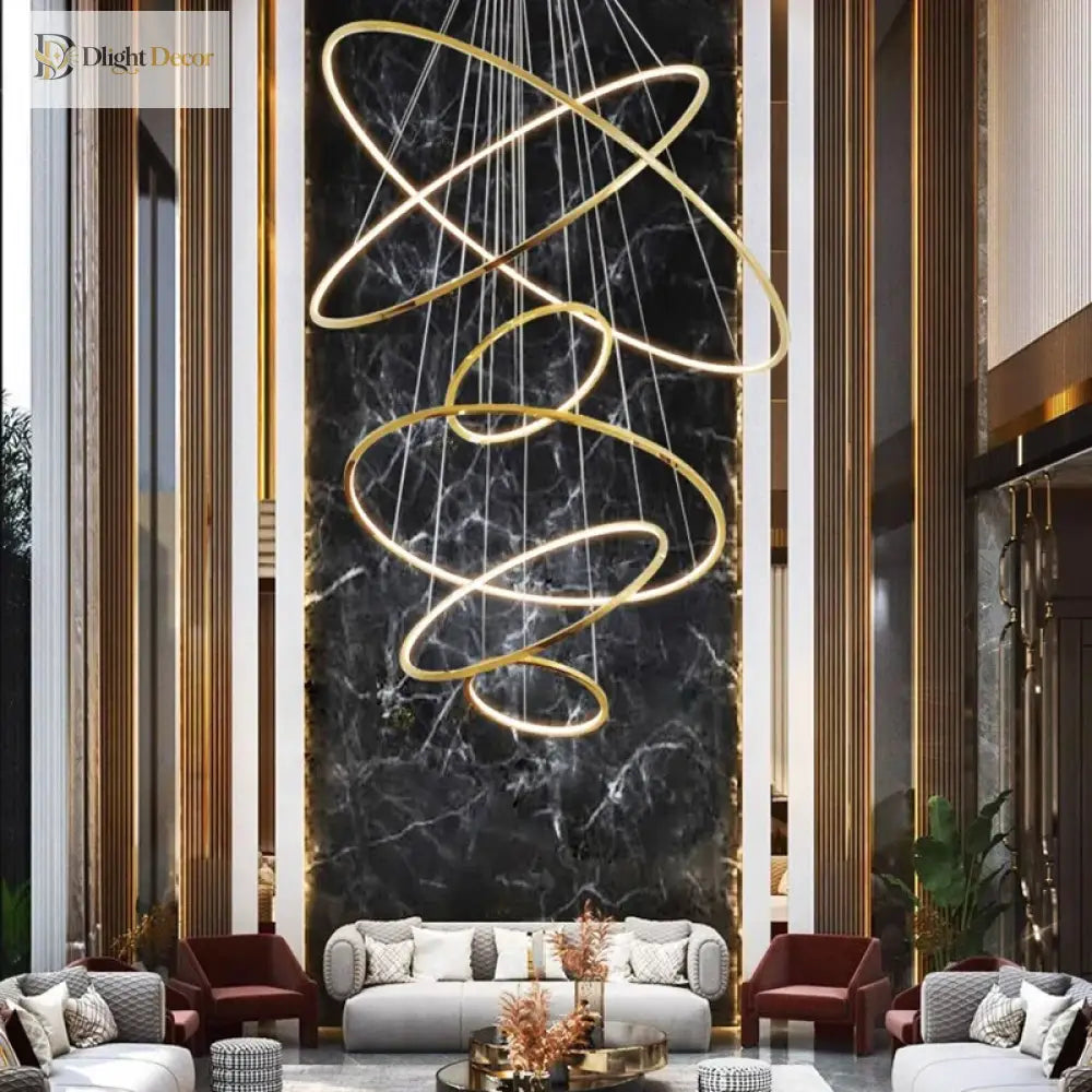 Home Decoration Pendant Lamp With Led Lights - Versatile Chandelier Lighting For Living Rooms
