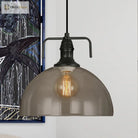 Hope Industrial Pendant: Modern Simplicity With Clear Glass (Black Finish)