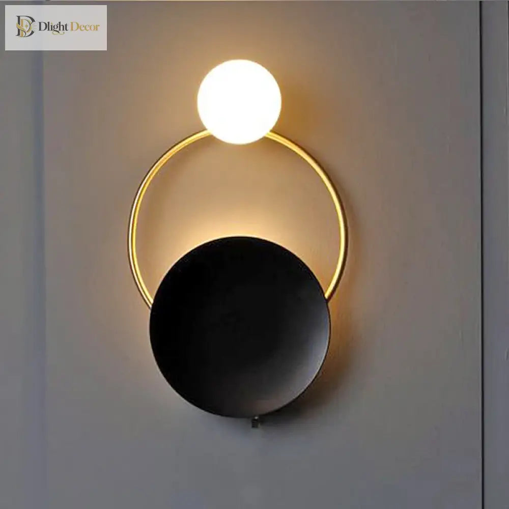 Hot Sale Modern Led Wall Lamp - Nordic Glass Ball Sconce Lighting Fixture For Bedside Bedroom