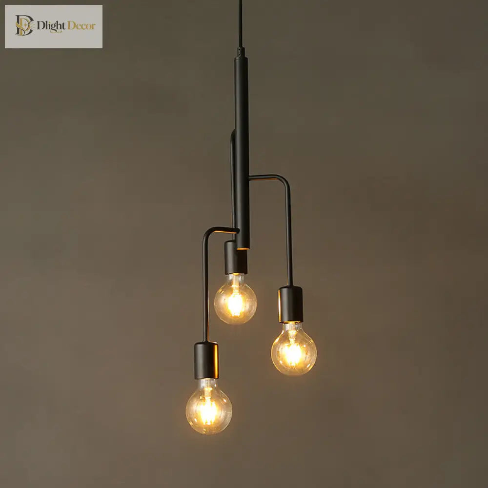 Illuminate Your Space With Timeless Style: The Industrial 3 - Light Chandelier