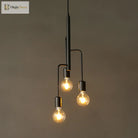 Illuminate Your Space With Timeless Style: The Industrial 3 - Light Chandelier