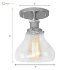 Illuminate Your Space With Timeless Style: The Farmhouse Cone Ceiling Light