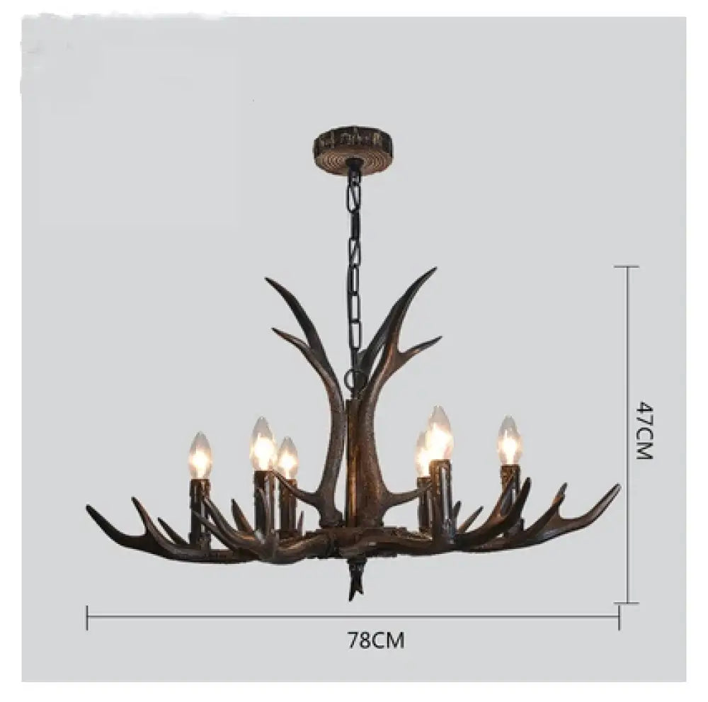 Industrial Antler Branch Chandelier – configuration option 9