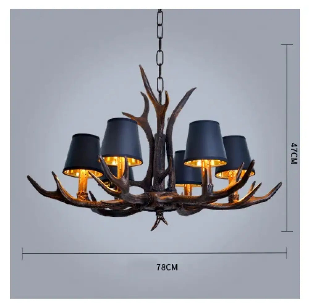 Industrial Antler Branch Chandelier – configuration option 10