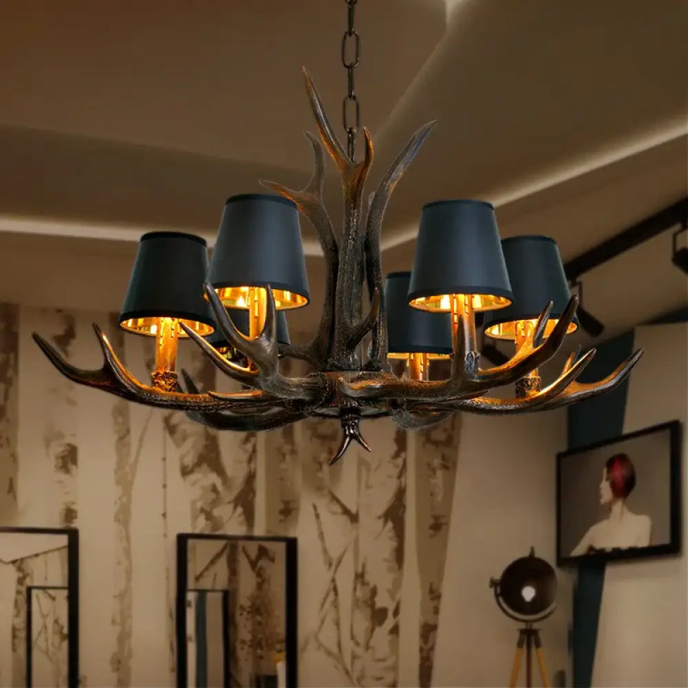 Industrial Antler Branch Chandelier – product view 1