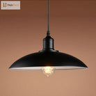 Industrial Edge Meets Modern Versatility: Black Metal Dome Pendant Light