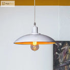 Industrial Chic Meets Modern Versatility: Loft Style Metal Saucer Pendant Light