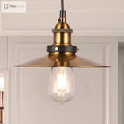 Sélène Barn Shade Metal Suspension Light - Industrial Style