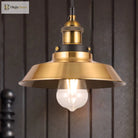 Sélène Barn Shade Metal Suspension Light - Industrial Style