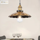 Sélène Barn Shade Metal Suspension Light - Industrial Style