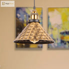 Sélène Barn Shade Metal Suspension Light - Industrial Style