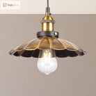 Sélène Barn Shade Metal Suspension Light - Industrial Style