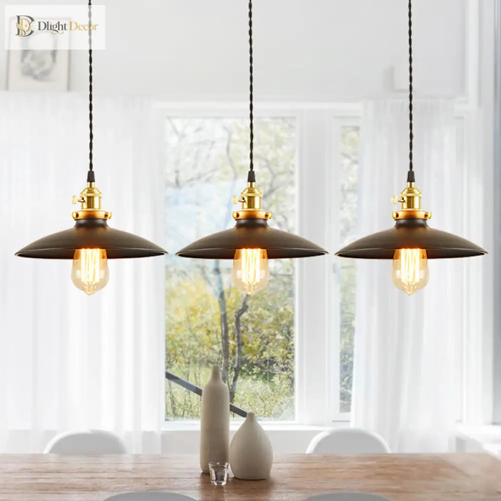 Industrial Pendant Light - Vintage Charm For Dining Rooms