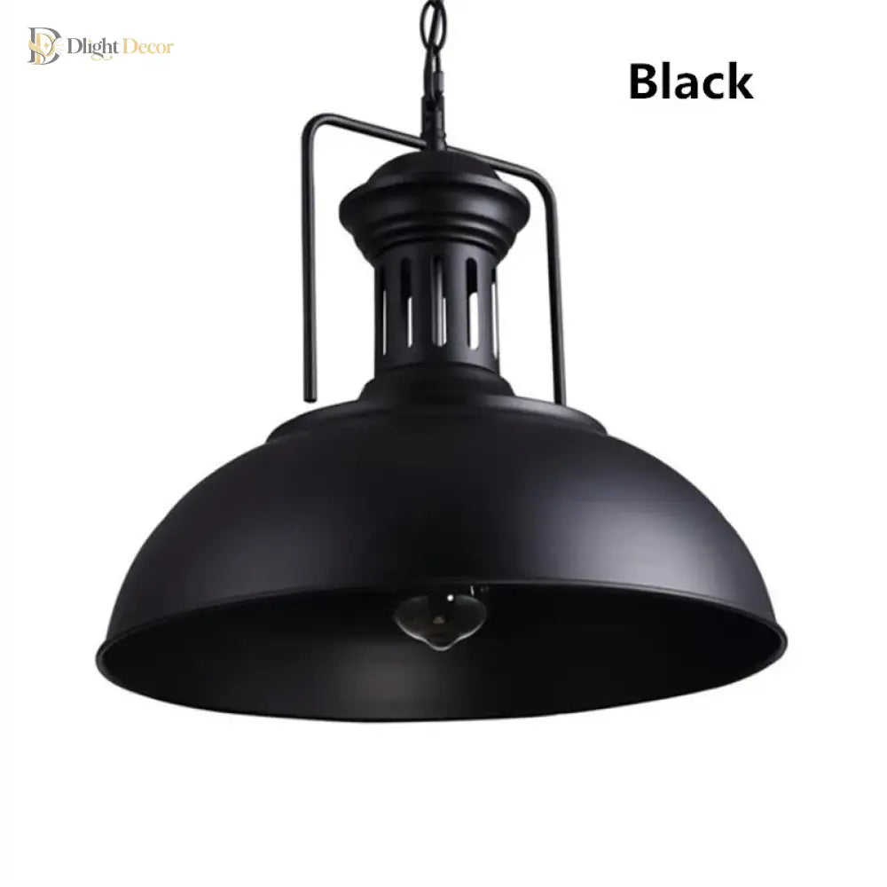 Vintage Country Industrial Pendant Light – product view 6