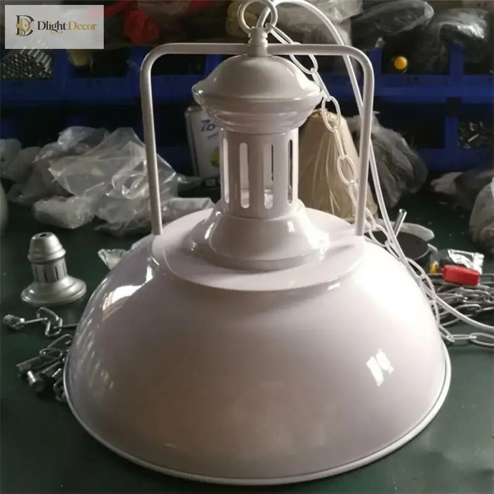 Vintage Country Industrial Pendant Light – product view 5