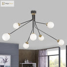 Introducing Nova’s Adjustable Radiance: Modern Black Metal Semi - Flush Ceiling Lamp