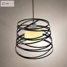 Isabella’s White Glass Dome Pendant Light