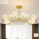 Isabella’s Modern Gold Starry Chandelier