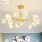 Isabella’s Modern Gold Starry Chandelier