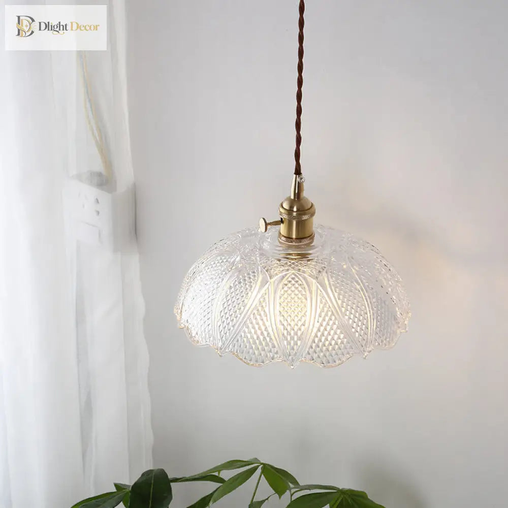 Isabella’s Modern Brass Pendant: Etched Glass Meets Vintage Charm