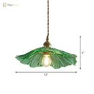 Isabella’s Floral Pendant: Vintage Elegance With Modern Charm (Clear Green Amber)