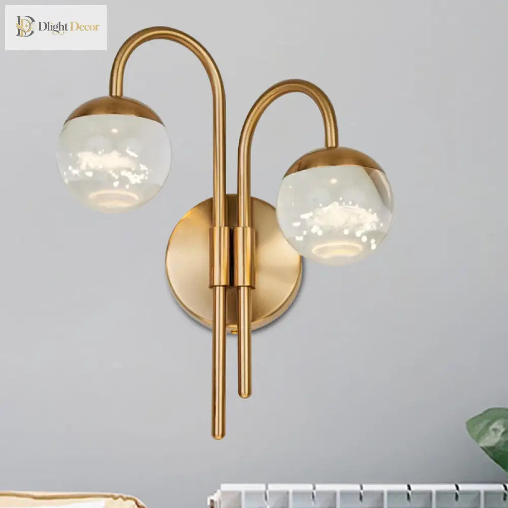 Isla Modern Crystal Orb: Light Up Your Walls In Style