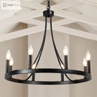 Ivy’s American Wrought Iron Chandelier Ceiling Light