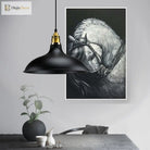 Jade Industrial Pendant: Bold Geometry Meets Modern Style