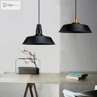 Jade Industrial Pendant: Bold Geometry Meets Modern Style