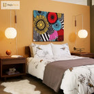 Japandi Design Nelson Wall Lamp - Hand - Woven Silk Light For Elegant Living Room And Bedroom Decor