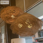 Japanese Wasabi - Inspired Led Pendant Lights - Rattan Chandelier Lamp Fixtures For Nordic Dining