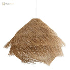 Japanese Wasabi - Inspired Led Pendant Lights - Rattan Chandelier Lamp Fixtures For Nordic Dining