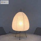 Japanese Rice Paper Lantern Led Table Lamp - Artistic Decor For Living Room Bedroom And Study