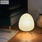 Japanese Rice Paper Lantern Led Table Lamp - Artistic Decor For Living Room Bedroom And Study