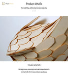 Dlight Decor Japanese Fish Wall Lamp Sculpture Wall Art