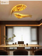 Dlight Decor Japanese Fish Wall Lamp Sculpture Wall Art