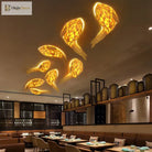 Dlight Decor Japanese Fish Wall Lamp Sculpture Wall Art