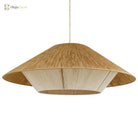 Japanese - Inspired Retro Chandelier - Woven Hemp Rope Pendant Lamp For Creative Home Decor Lights