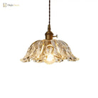 Japanese Glass Pendant Light - Vintage Brass Restaurant And Bar Lighting Lights