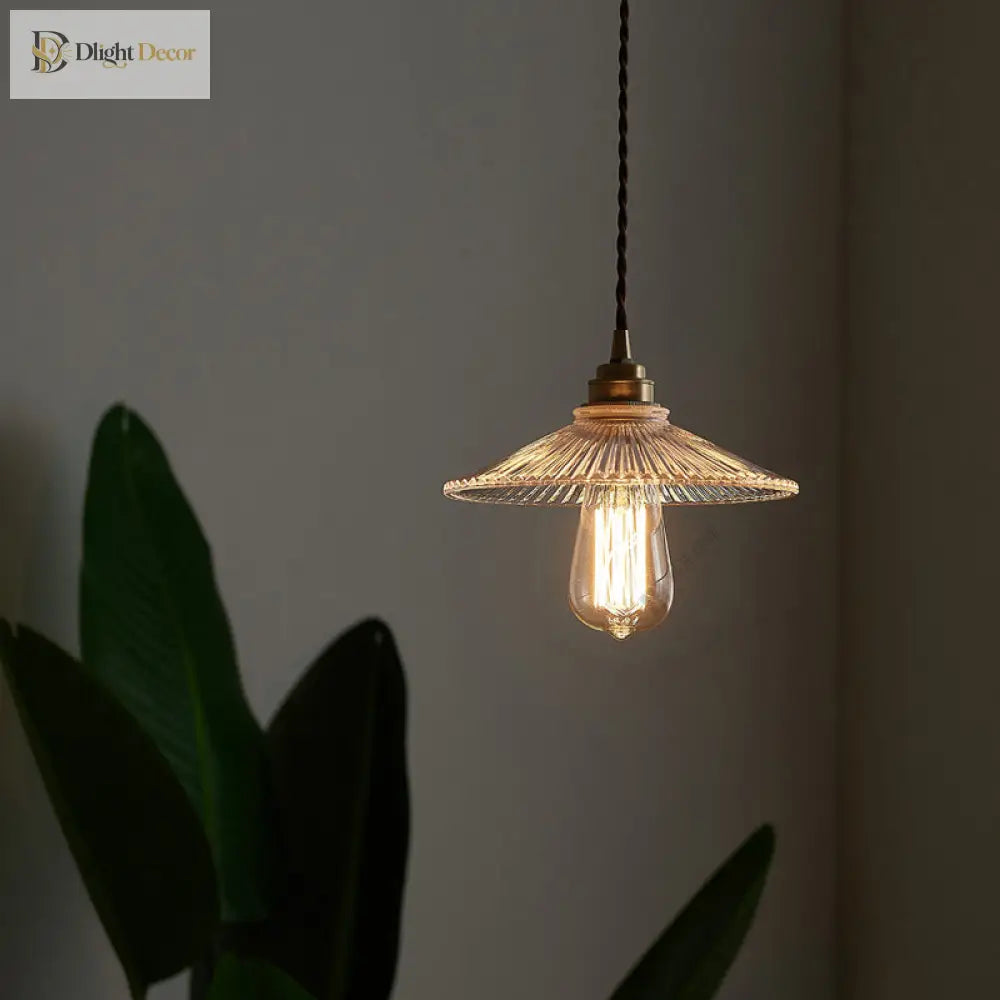 Julia Chic Ribbed Glass Pendant Light (Multiple Sizes)
