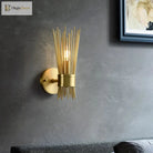 Julio’s Modern Style Brass Wall Lamp - Elegant Lighting For Your Living Spaces Wall Lamp