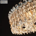 New Light Luxury K9 Crystal Chandelier - Chrome Elegance For Living Dining And Bedrooms Chandelier