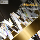Luxury Crystal Led Chandelier - High - Quality K9 Ceiling Lighting Fixture For Elegant Living Rooms