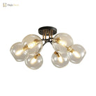 Kate Opulent Glow - 6 - Light Semi - Flush Mount Ceiling Light
