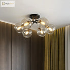 Kate Opulent Glow - 6 - Light Semi - Flush Mount Ceiling Light