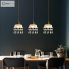Katherine Enchanting Embrace: Brass And Crystal Mini Pendant Light