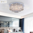 Kendall Cascading Crystal Ceiling Light: A Symphony Of Light And Style