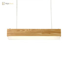 Laila Modern Wood Pendant Light: Warm Elegance For Your Dining Room
