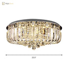 Layla Modern Gold Led Crystal Chandelier
